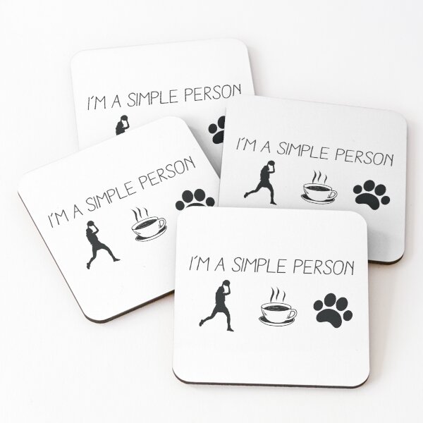 Item preview, I'm Simple Person Netball designed and sold by Aerial Addicts.