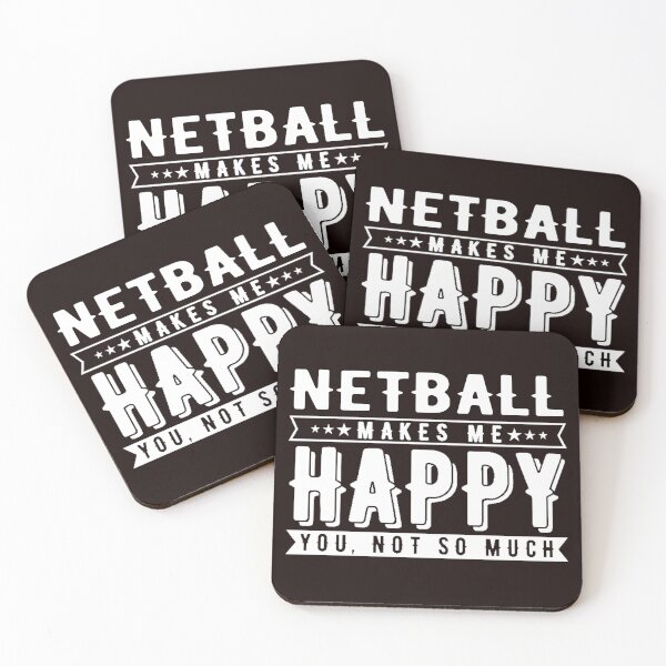Item preview, Netball Makes Me Happy designed and sold by Aerial Addicts.