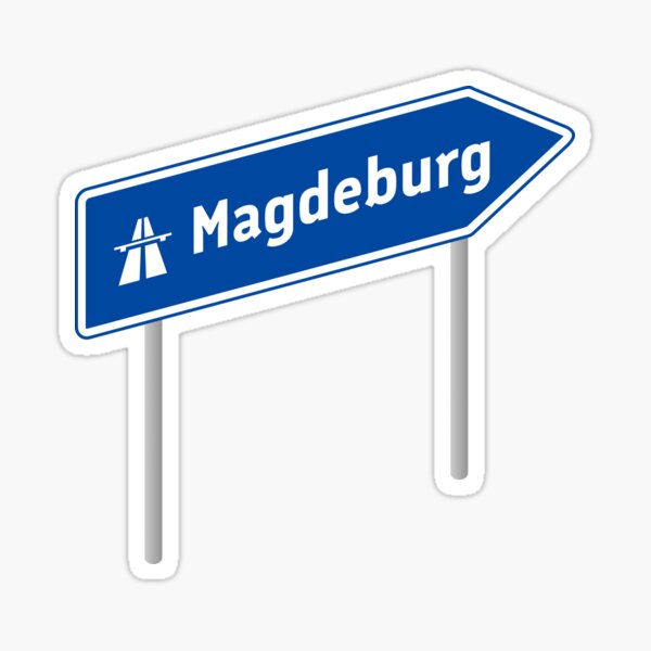 "Magdeburg" Sticker for Sale by WordsMaps | Redbubble