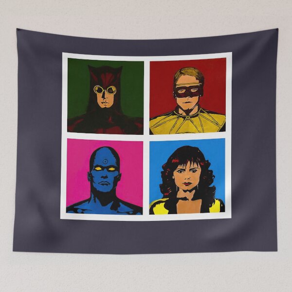 Item preview, Red Watchmen Painting designed and sold by WandaRoth88.