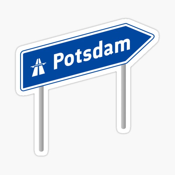 "Potsdam" Sticker for Sale by WordsMaps Redbubble