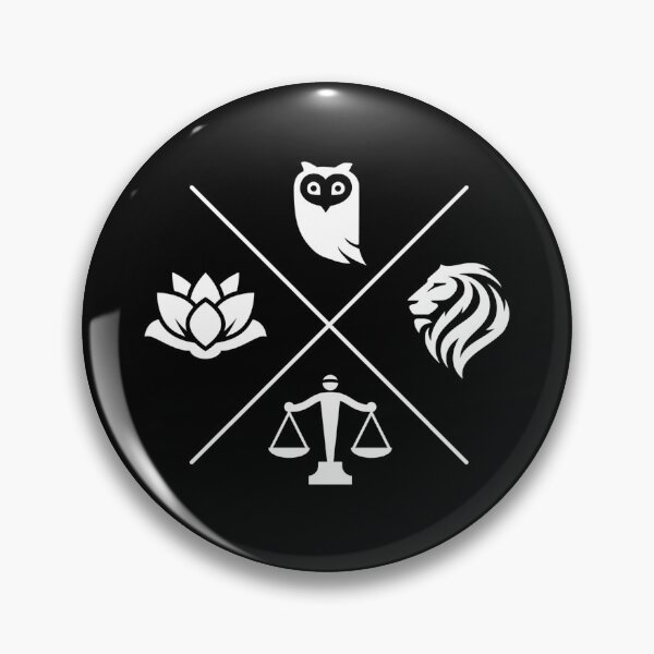 Item preview, Stoic Virtues Wisdom Temperance Justice Courage Stoicism  designed and sold by The Junto Shop.