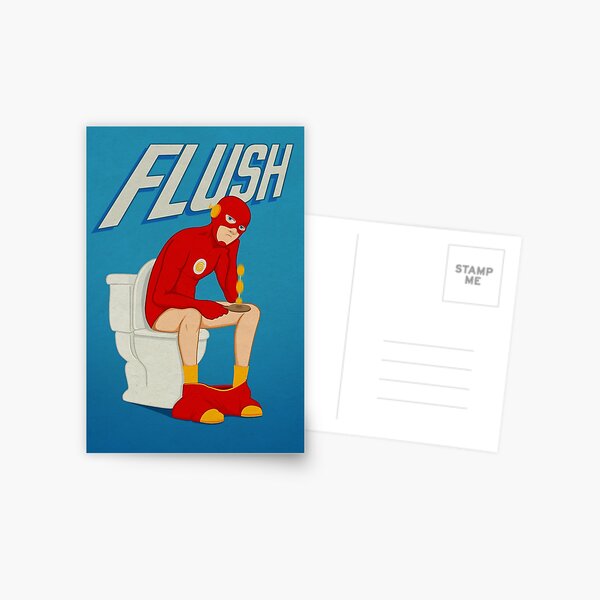 Please Flush Postcard