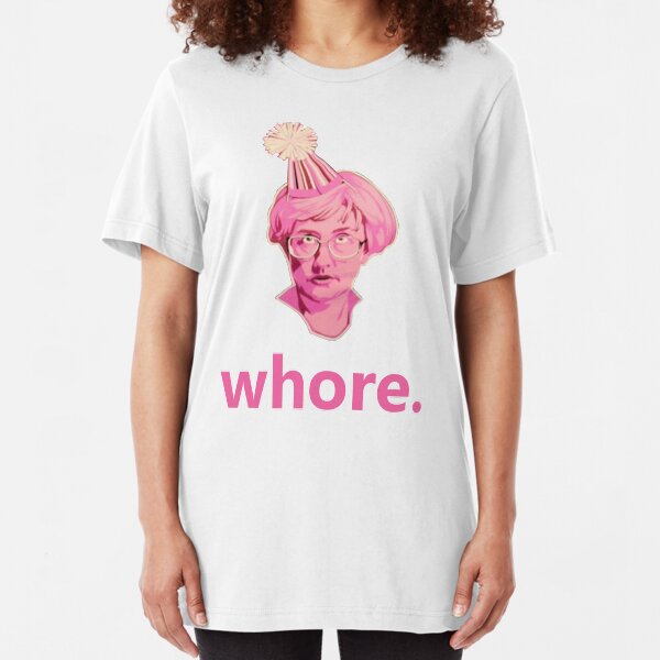 Whore. Slim Fit T-Shirt