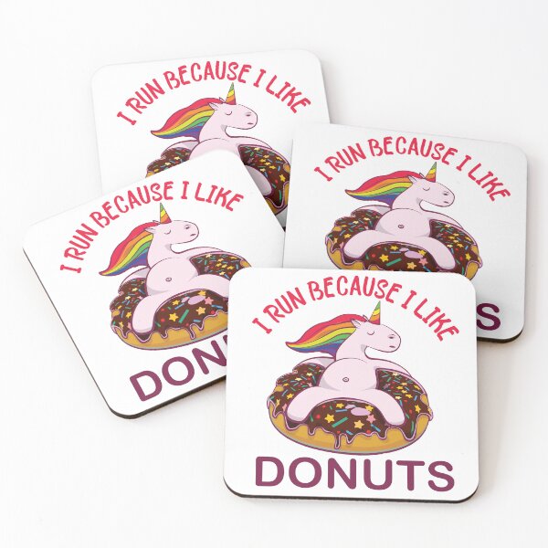 Item preview, I Run Because I Like Donuts designed and sold by beefrancky.