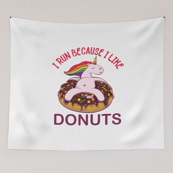 Item preview, I Run Because I Like Donuts designed and sold by beefrancky.