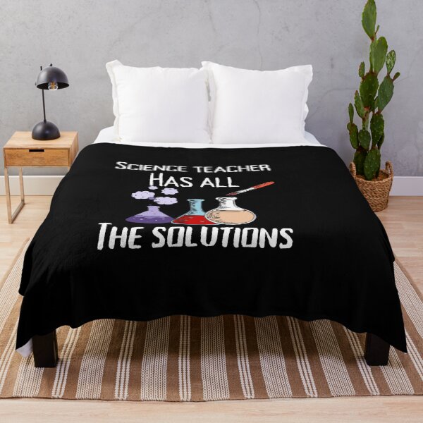 Item preview, Science teacher has all the solutions Funny cool Summer retired science Teacher quote designed and sold by ourpretty.
