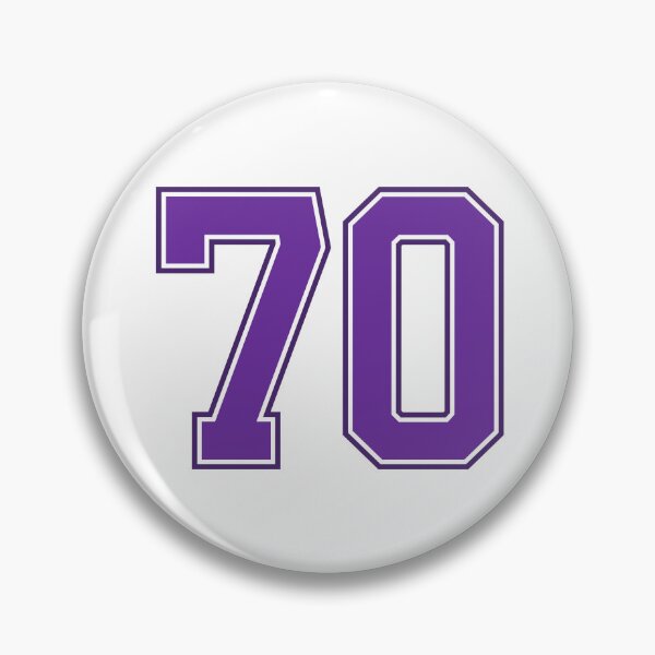 Item preview, Purple Number 70 lucky sports jersey seventy designed and sold by HeavyStyle.