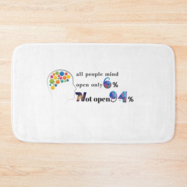 Item preview, all people mind open only 6% not open 94% designed and sold by Desgin0001.