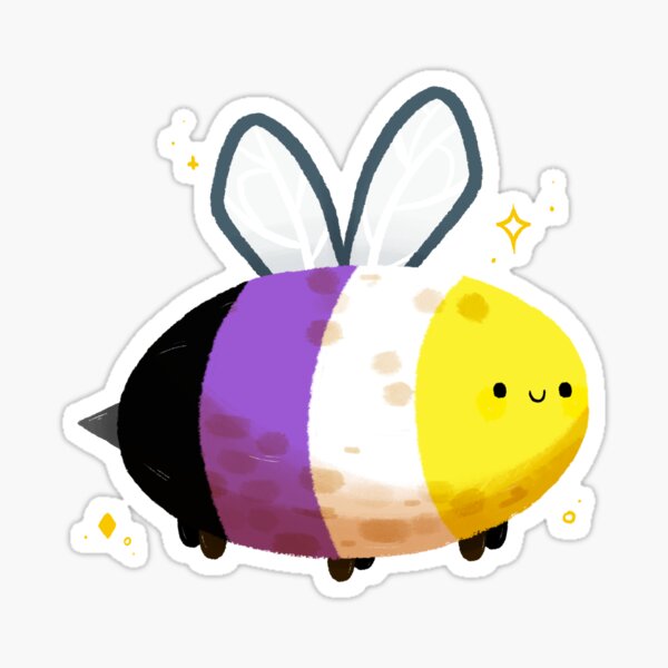 Item preview, Non-Binary Bee designed and sold by Smoltsuki.