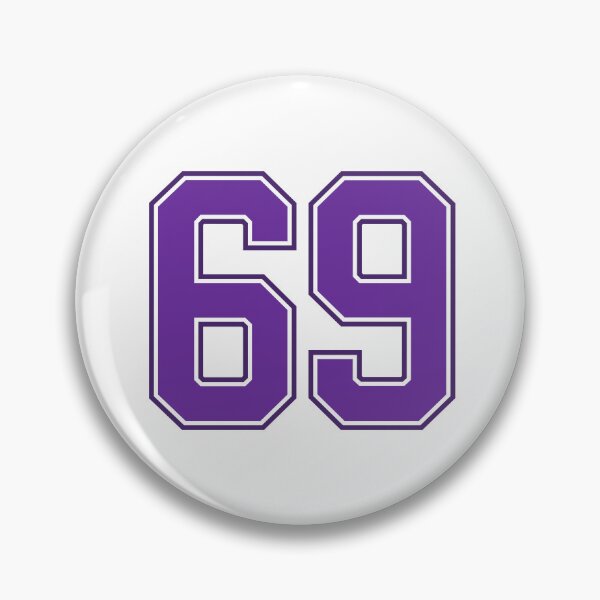 Item preview, Purple Number 69 lucky sports jersey sixty nine designed and sold by HeavyStyle.