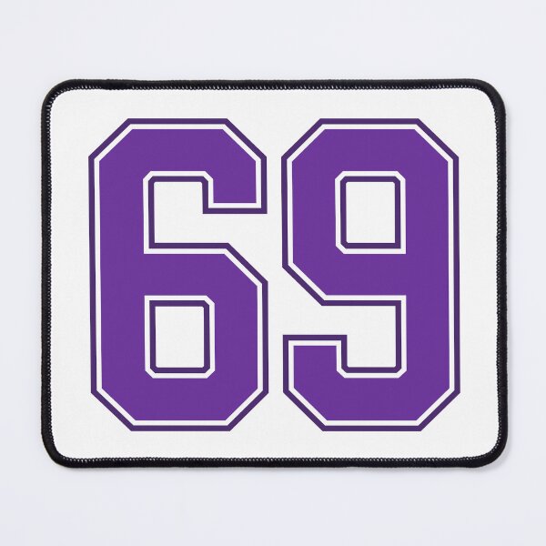 Item preview, Purple Number 69 lucky sports jersey sixty nine designed and sold by HeavyStyle.