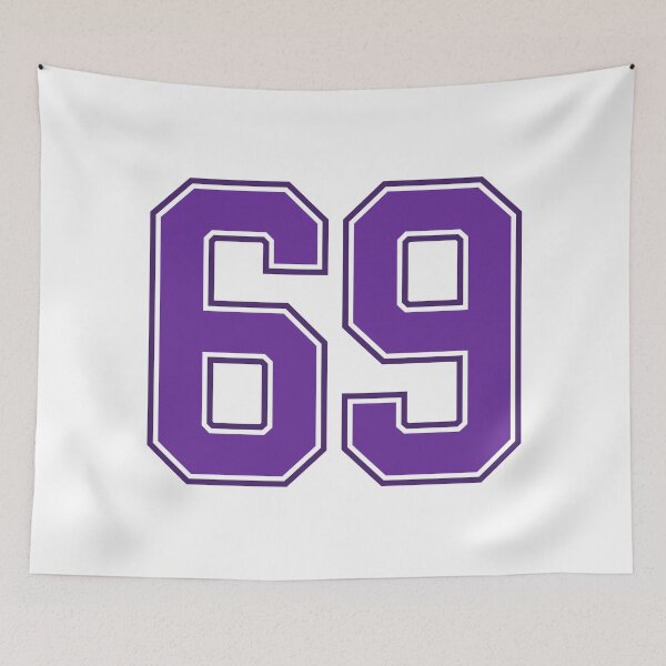 Item preview, Purple Number 69 lucky sports jersey sixty nine designed and sold by HeavyStyle.
