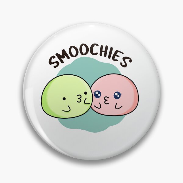 Item preview, Smoochies Funny Food Mochi Puns  designed and sold by punnybone.