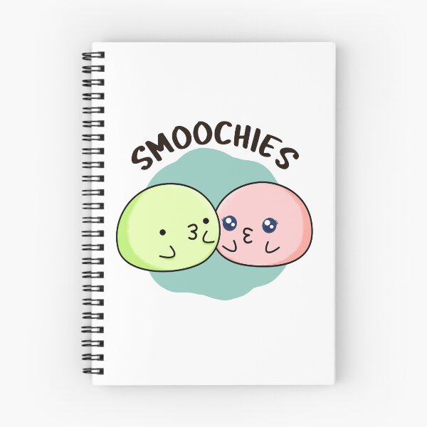 Item preview, Smoochies Funny Food Mochi Puns  designed and sold by punnybone.