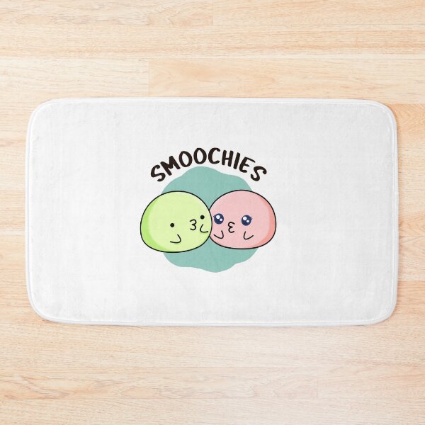 Item preview, Smoochies Funny Food Mochi Puns  designed and sold by punnybone.