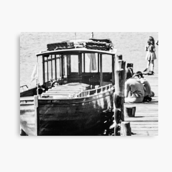 boats on the Windermere lakeside at Ambleside, Cumbria Canvas Print