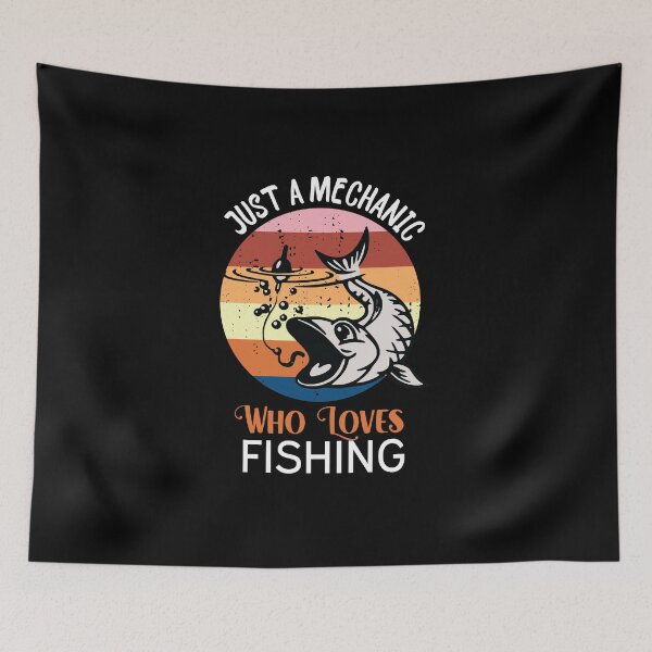 Item preview, Copy of Just A Mechanic Who Loves Fishing designed and sold by beefrancky.