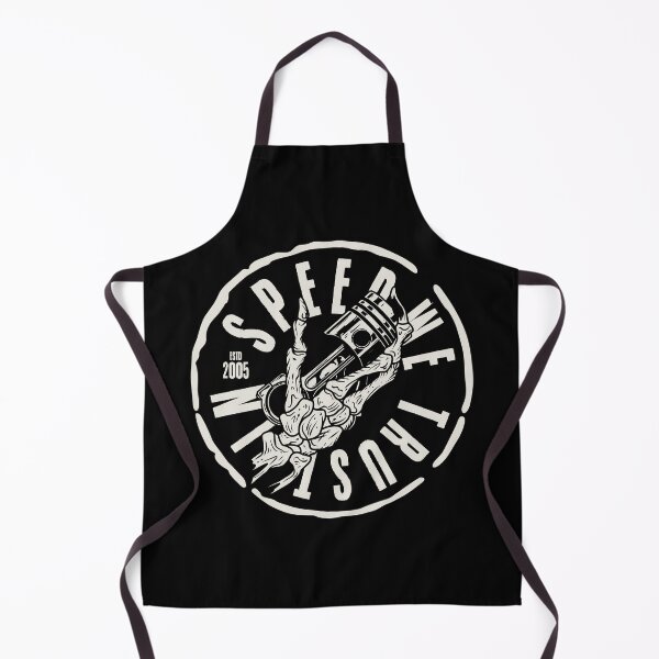 Item preview, In Speed We Trust Piston Horror Hand Bones Skull designed and sold by halleinstyle.
