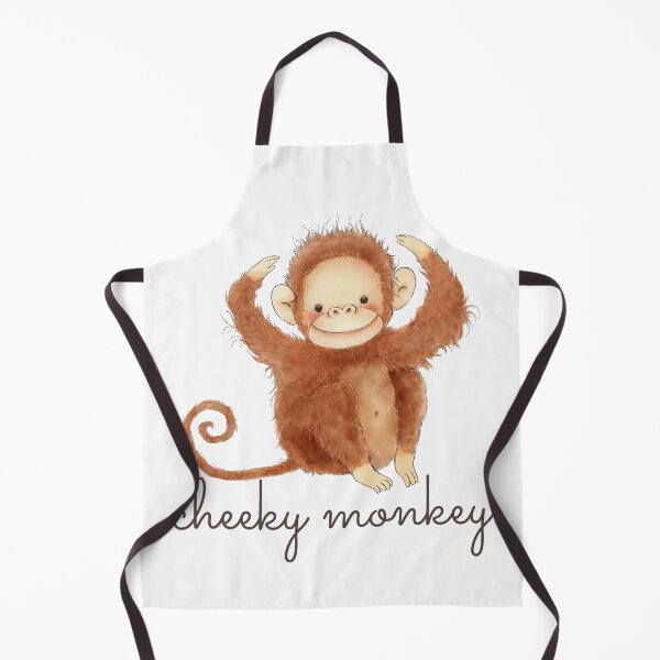 Item preview, Cheeky Monkey, Funny Monkey, Brown Monkey designed and sold by PrintinglyArt.