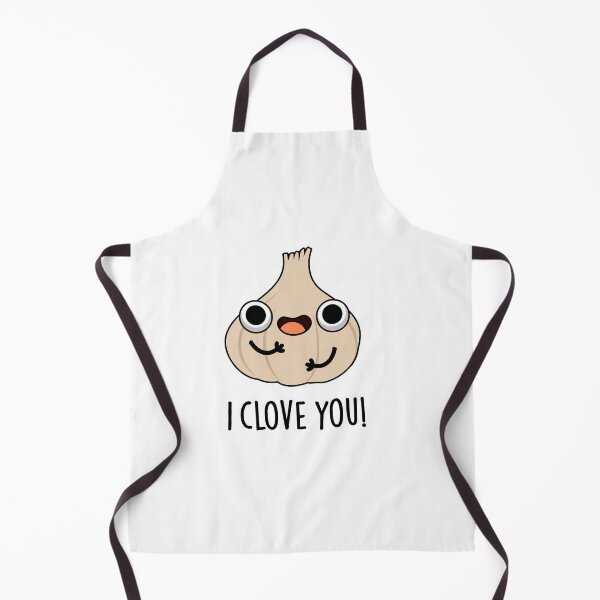 Item preview, I Clove You Funny Garlic Puns  designed and sold by punnybone.