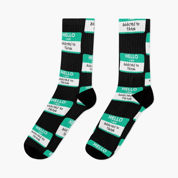 Item preview, HELLO I AM addicted to Tiktok designed and sold by Colorful-Inspo.