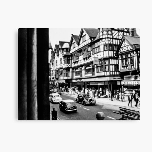 Historic mansion in the city center, Chester Canvas Print