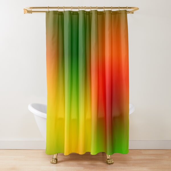 Rasta Splash Shower Curtain