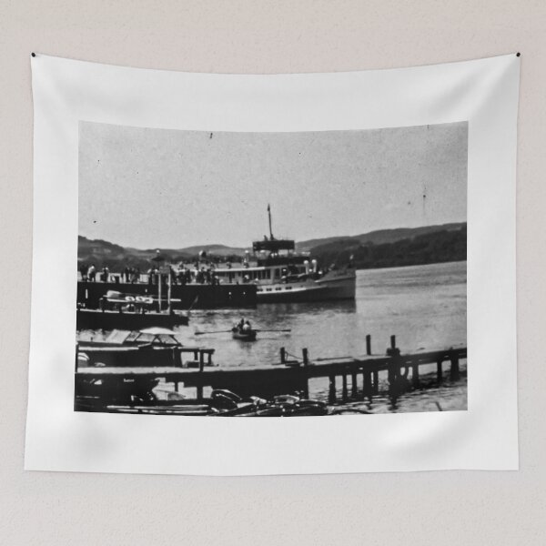 Item preview,  Boats on the Windermere lakeside at Ambleside, Cumbria designed and sold by PetroliniVideo.