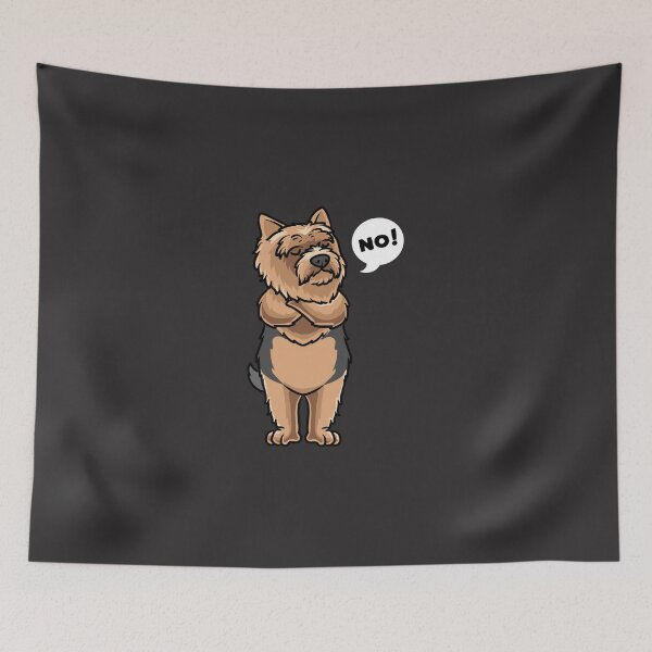 Item preview, Stubborn Norwich Terrie designed and sold by ploudegystir.