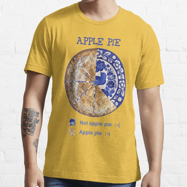 Graph - Apple pie: Not apple pie; Apple pie (funny pie chart) | Essential  T-Shirt