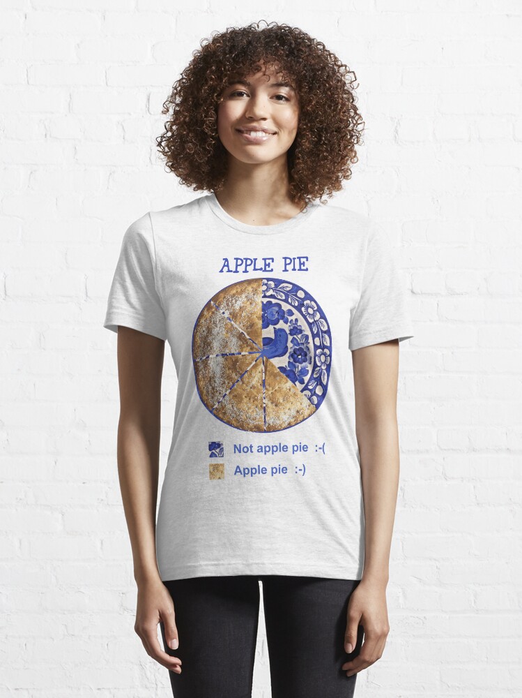 Graph - Apple pie: Not apple pie; Apple pie (funny pie chart) | Essential  T-Shirt