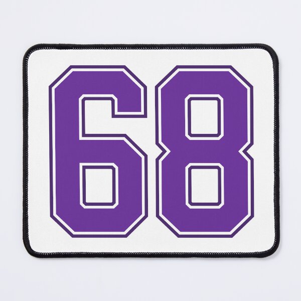 Item preview, Purple Number 68 lucky sports jersey sixty eight designed and sold by HeavyStyle.