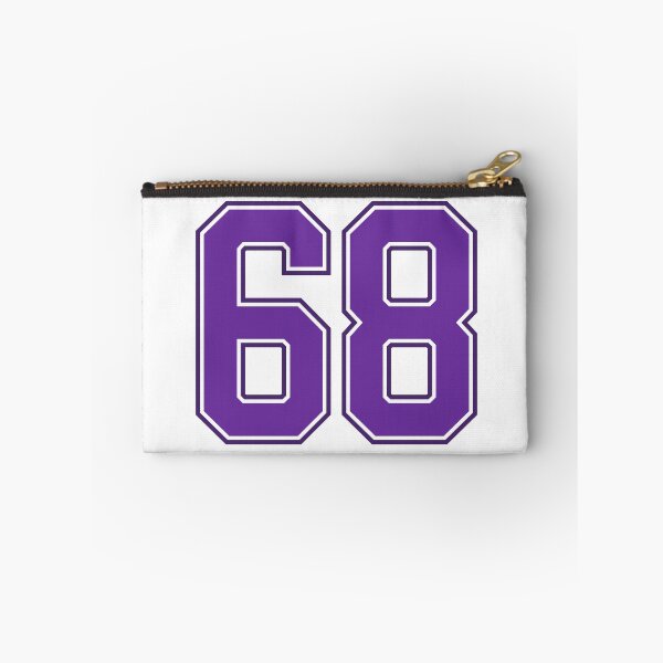 Item preview, Purple Number 68 lucky sports jersey sixty eight designed and sold by HeavyStyle.