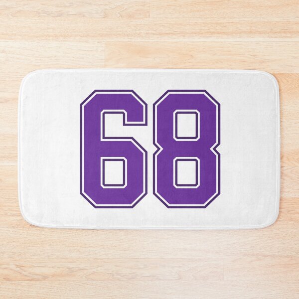 Item preview, Purple Number 68 lucky sports jersey sixty eight designed and sold by HeavyStyle.