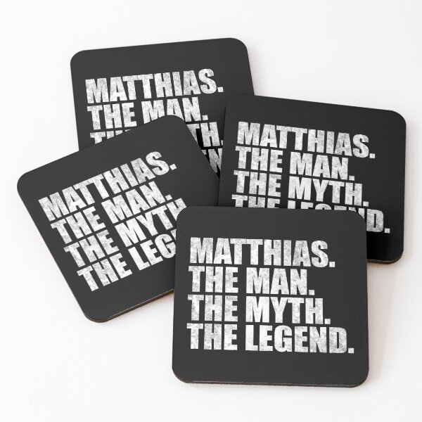 Item preview, Matthias Name Matthias The Man The Myth The legend designed and sold by Teelogic.