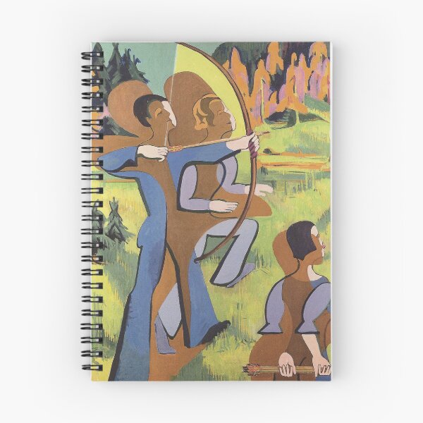 Item preview, Archers by Ernst Ludwig Kirchner - Mondern Art designed and sold by RickE.