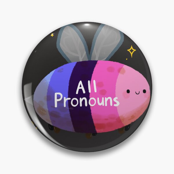 Artikelvorschau, Omnisexual All Pronouns Bee entworfen und verkauft von Smoltsuki.