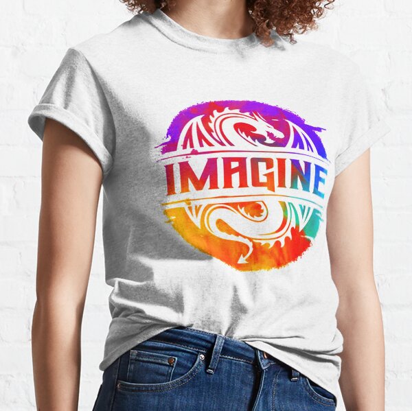 Imagine-Dragons en couleur T-shirt classique