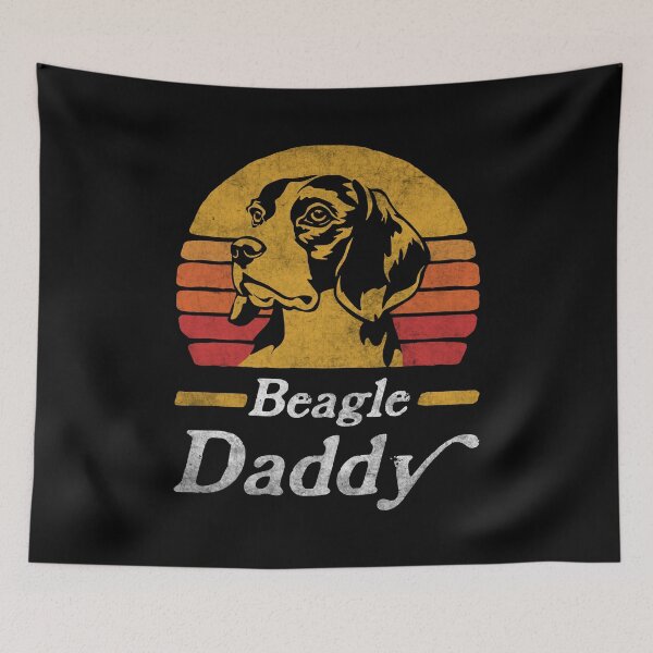 Item preview, Retro Vintage Beagle Daddy designed and sold by More Cute Dogs.