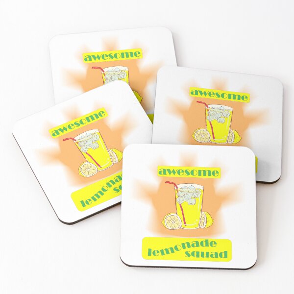 Item preview, Awesome Lemonade Squad  glass yellow lemonade designed and sold by K0tK0tu.