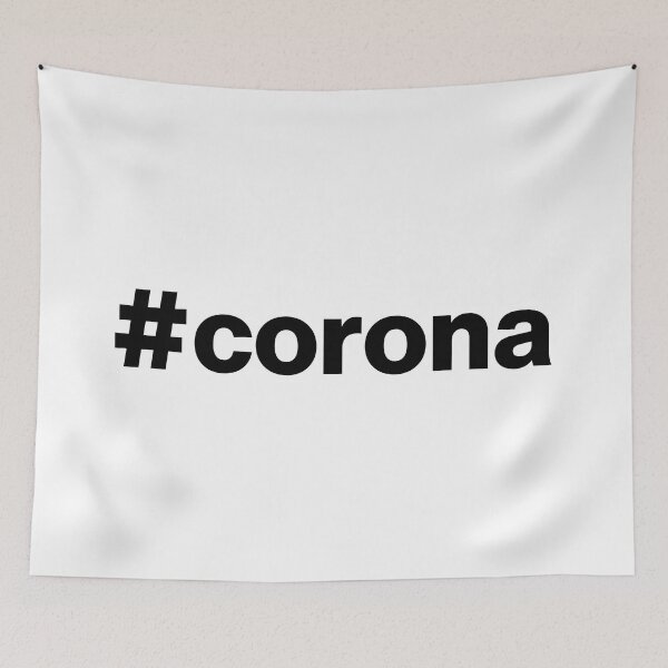 Item preview, Hashtag corona designed and sold by ArtIsParty.