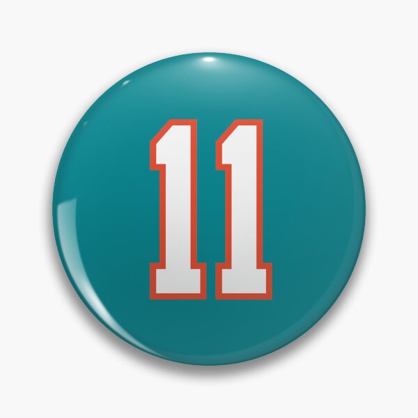 Item preview, Sports Number 11, white orange color lucky sport eleven designed and sold by ArtIsParty.