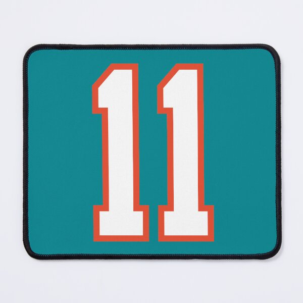 Item preview, Sports Number 11, white orange color lucky sport eleven designed and sold by ArtIsParty.