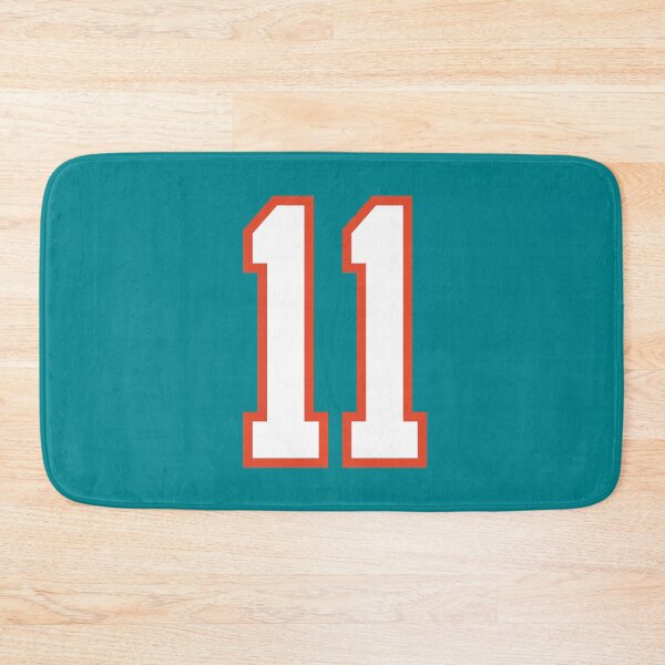 Item preview, Sports Number 11, white orange color lucky sport eleven designed and sold by ArtIsParty.