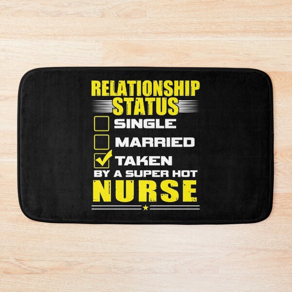Item preview, Funny His and Her Clothing Gifts Nurse Relationship Status designed and sold by haselshirt.