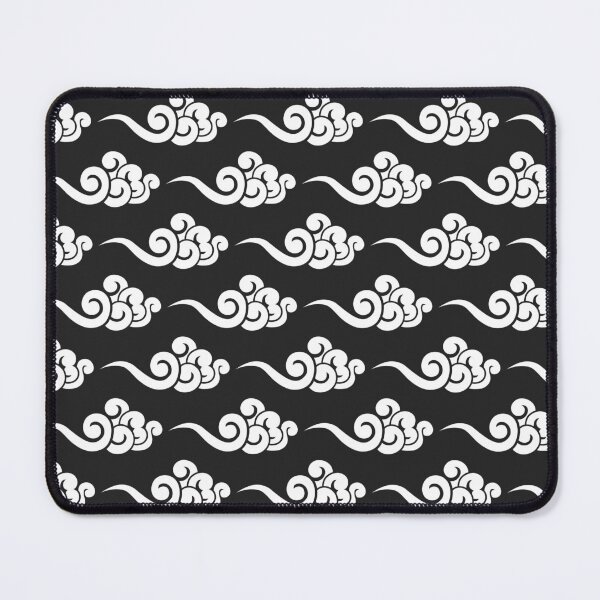 Item preview, Chinese Clouds Pattern on Black Background designed and sold by Ayoub14.