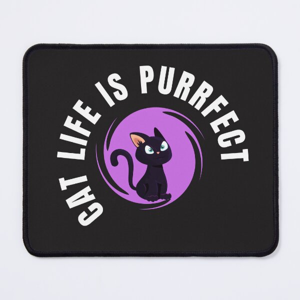 Item preview, cat life is purrfect designed and sold by DoraHappy.