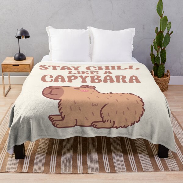 Item preview, Funny Stay Chill Like A Capybara designed and sold by rustydoodle.