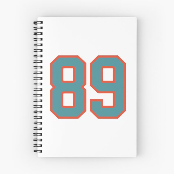 Item preview, 89 number, aqua orange lucky sports eighty nine designed and sold by ArtIsParty.
